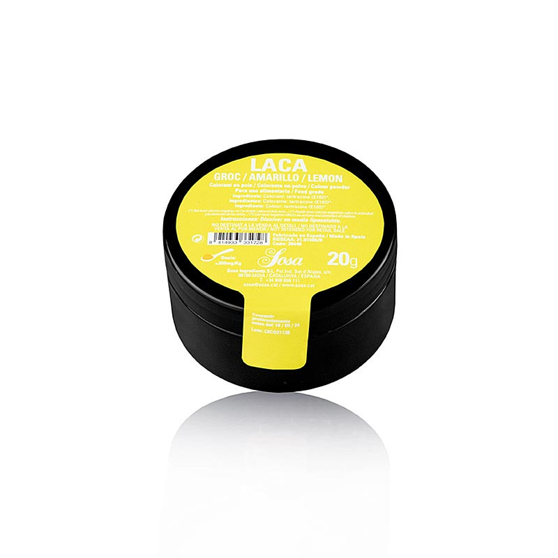 Colorante Alimentare Giallo Sosa 1pz x 20g pièces CHEF