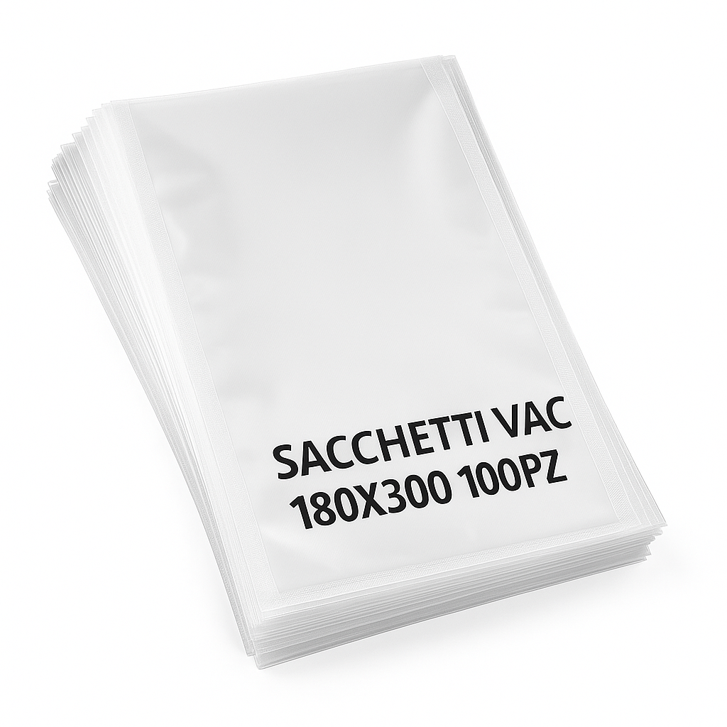 SACCHETTI VAC 180X300 100PZ CONF 10 CONF CRT MUS