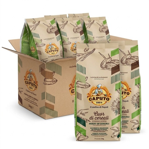 Caputo Cuor di Cereali Multigrain Mix 1 kg (Box of 10 kg)