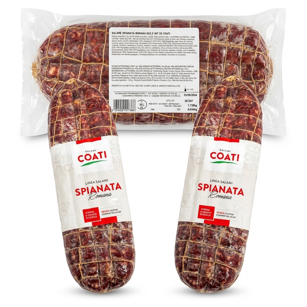 Salame Spianata Romana 2,5kg — Coati