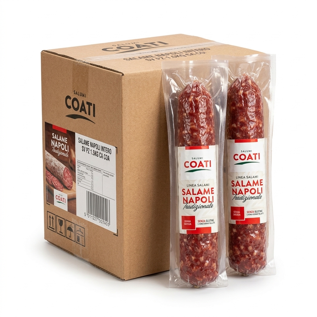 Salame Napoli Ganz Vakuumiert ca. 1.5 kg — Coati
