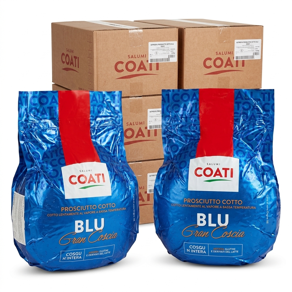 COOKED HAM BLU 8KG PC COA