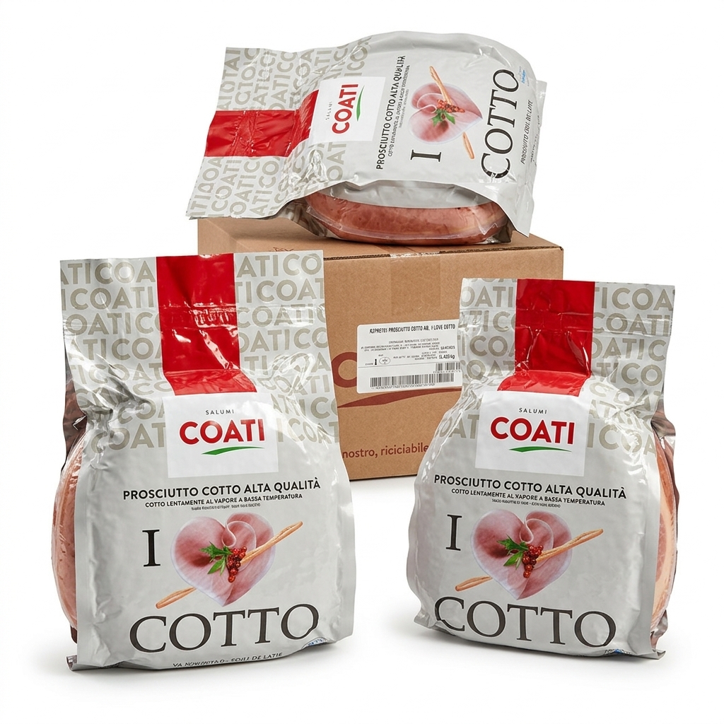 Prosciutto Cotto Alta Qualità Dolce I Love Cotto Stück ca. 9 kg — Coati