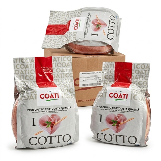 Prosciutto Cotto Alta Qualità Dolce I Love Cotto Piece approx. 9 kg — Coati