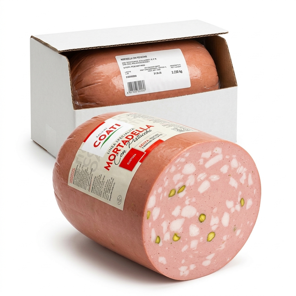 Mortadella con Pistacchio 1/2 Pezzo ca. 3,5 kg — Coati