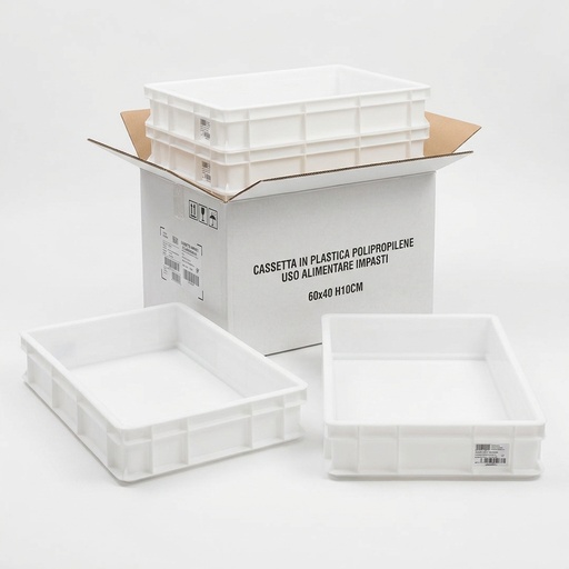 Bac a Pate Polyethylene Alimentaire 60x40 H10 cm — Gi.Metal