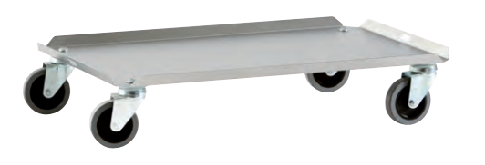 PACCHETTO FORNI CARRELLO PORTACASSETTE CON LAMIERA INOX 40X60X12H PZ