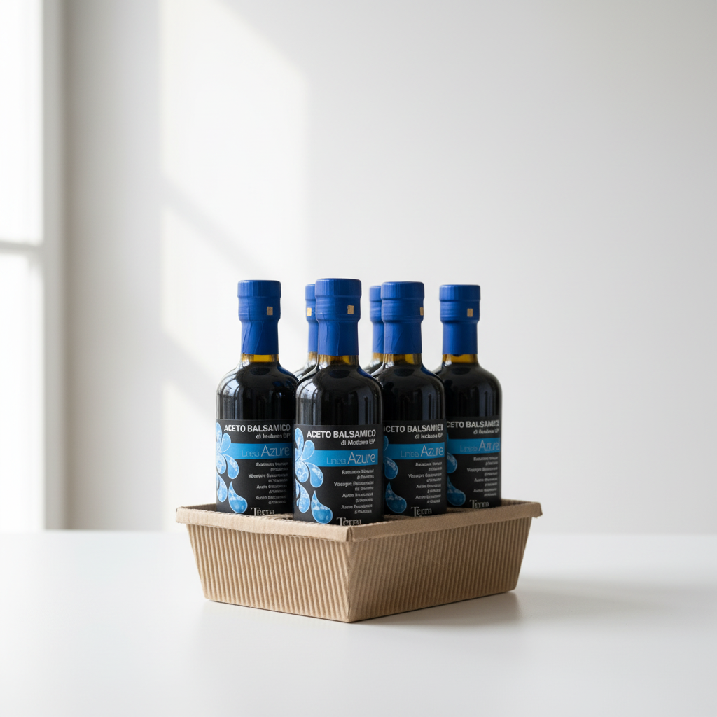 ACETO BALSAMICO DI MODENA IGP AZURE PZ 250ML 6PZ CRT TDT