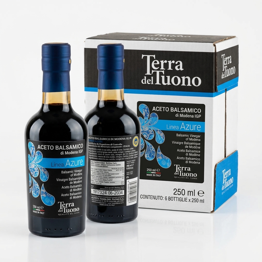 Aceto Balsamico di Modena IGP Linea Azure 250 ml (Cartone 6) — Terra del Tuono