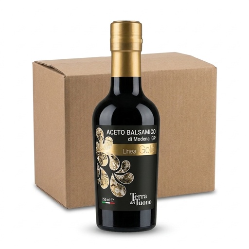 Aceto Balsamico di Modena IGP Linea Gold pz 250ml 6pz crt TDT