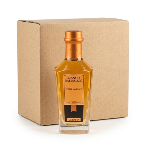 Condimento agrodolce Bianco Balsamico da uve bianche Terra del Tuono 250 ml (Cartone 6) TDT