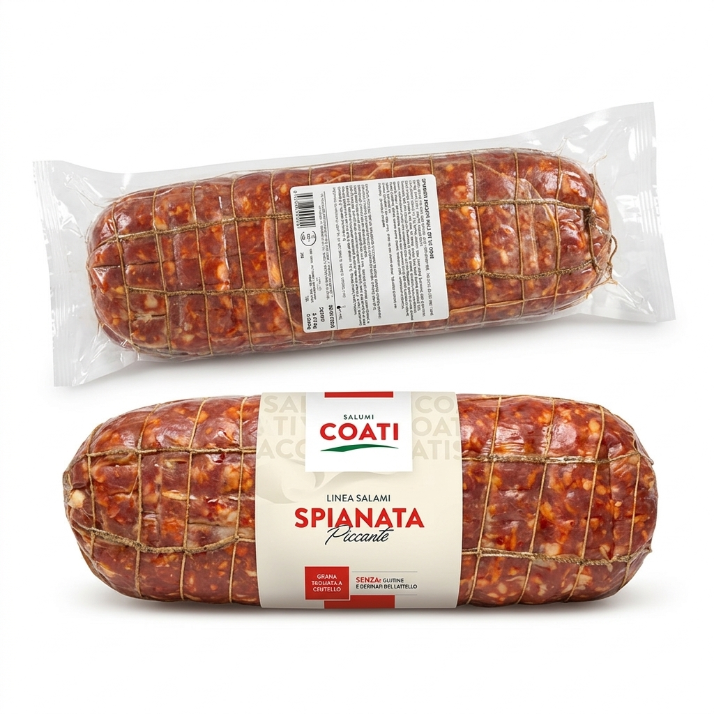 Spianata Piccante Intera 2,5 kg Sottovuoto — Coati