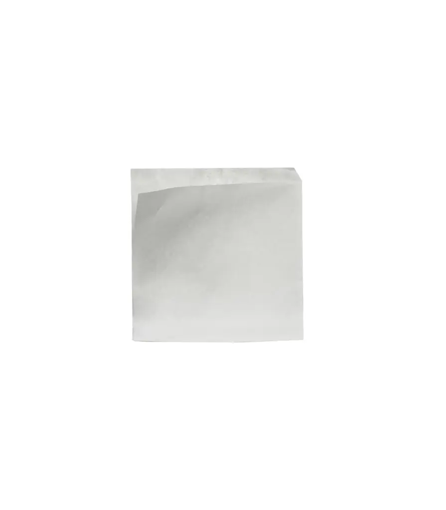 Sacchetto Bianco Antigrasso in Carta Scura Aperto su Due Lati 170x170 1000pz Crt FIRST