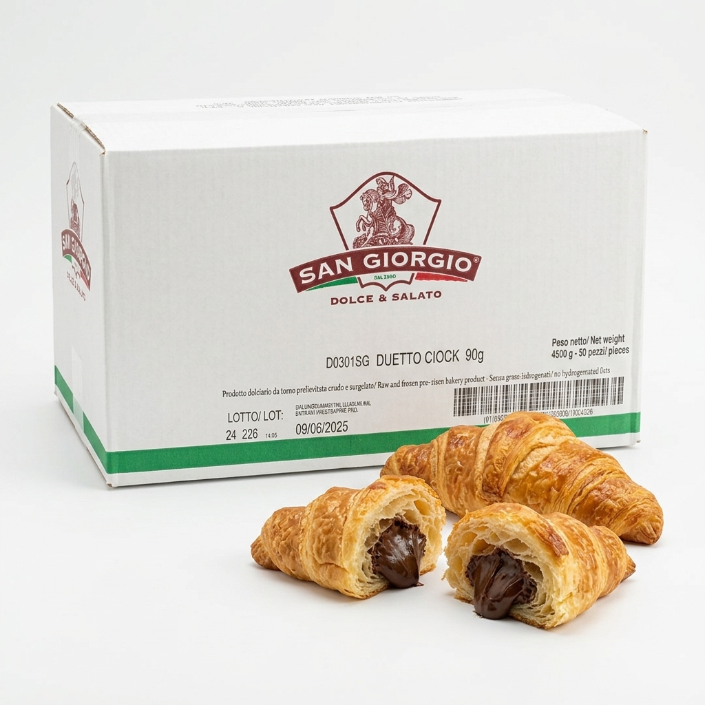 Cornetto Duetto Ciock 90 g Cioccolato 50 pz — San Giorgio
