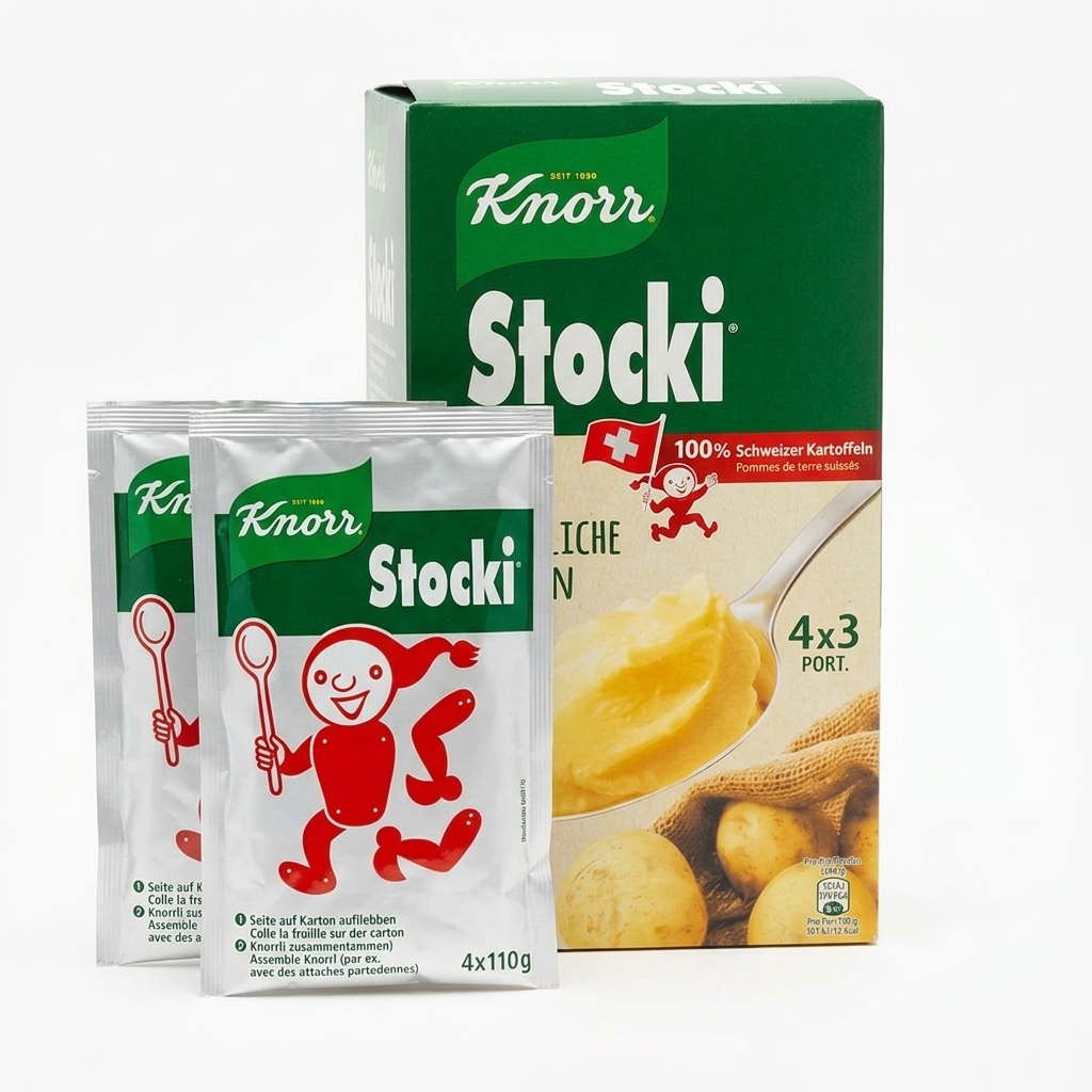 Stocki Préparation pour Purée de Pommes de Terre 440 g (4x110 g) — Knorr