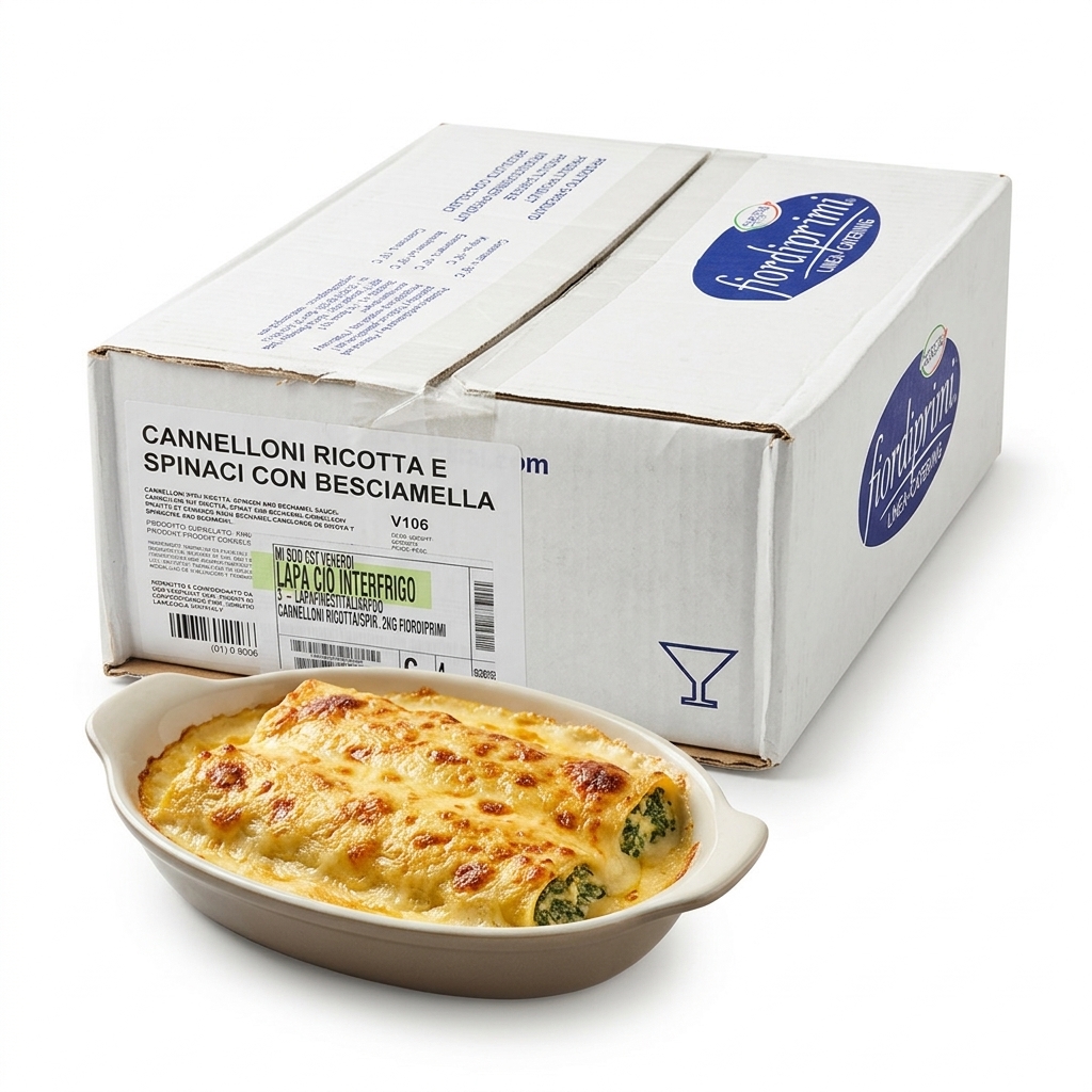 Cannelloni Ricotta and Spinach Fiordiprimi 2x2kg Carton