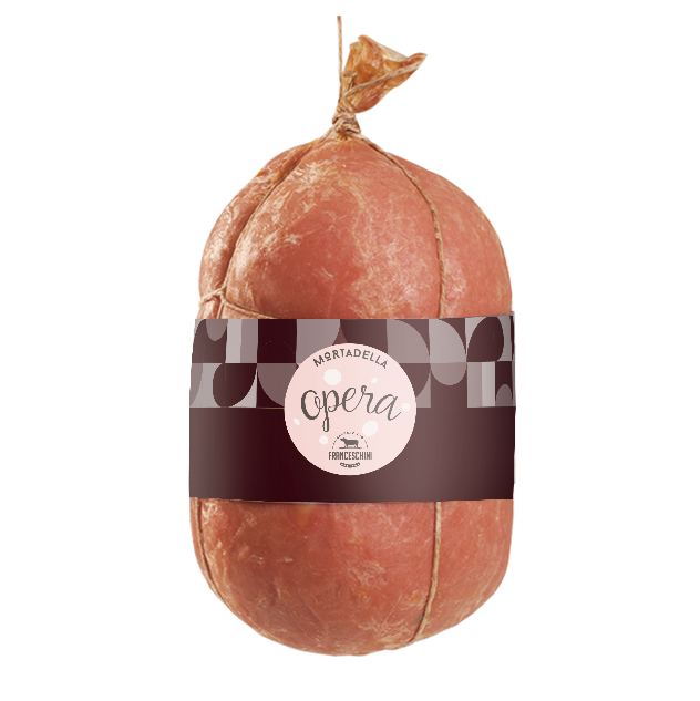 Mortadella Opera Senza Pistaccchio 6kg Fran Ris Luigie  - Italienische Wurst