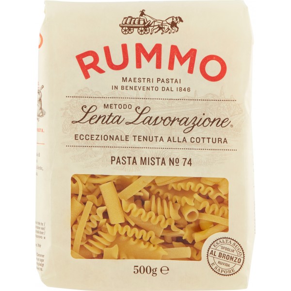 PASTA MISTA RUMMO N.74 CONF 500G 16CONF CRT AGL 