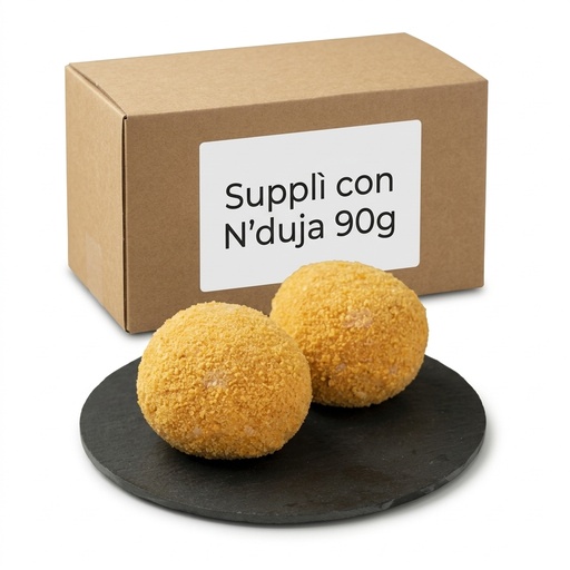 Supplì con N'duja 90g Pz 80pz Crt FREG