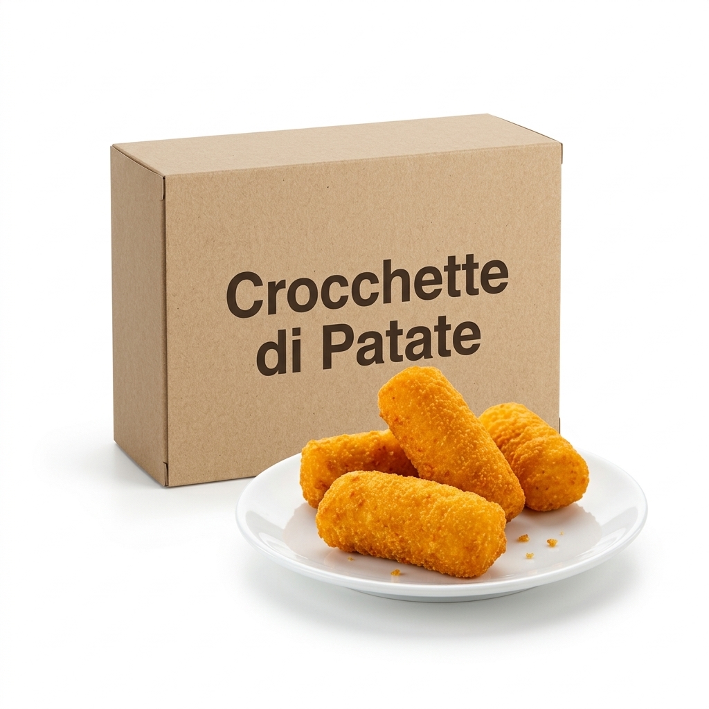 Croquettes de Pommes de Terre 75g pcs 80pcs Crt Freg