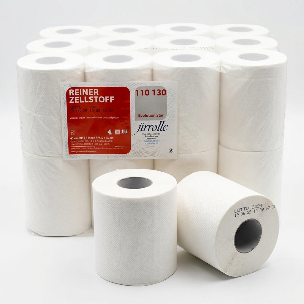 Essuie-Mains Mini Rouleaux 2 Plis 12 Pcs jirrolle