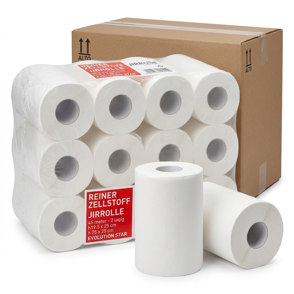 Carta Asciugamani Mini Rotoli 12pz krt Jirr