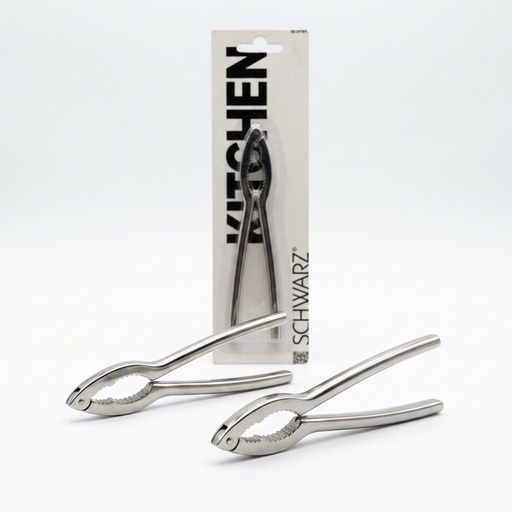 [SCHWARZ-SCHIACCIANOCI] Stainless Steel Nutcracker — SCHWARZ