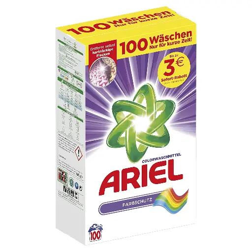 Detersivo per Lavatrice Ariel Classic in Polvere, 100 Lavaggi AL