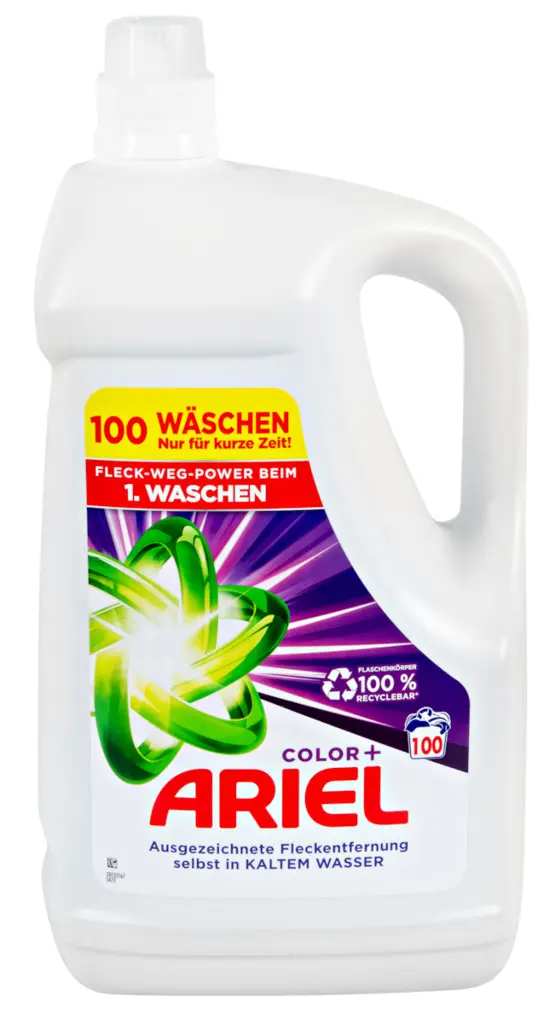 Ariel Color Laundry Detergent Bottle 100 Washes AL
