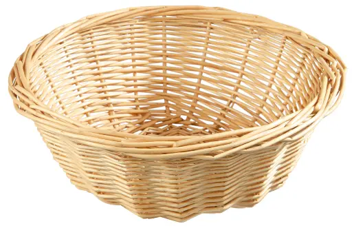 Rundkorb Aus Weide Ca. 25cm Al