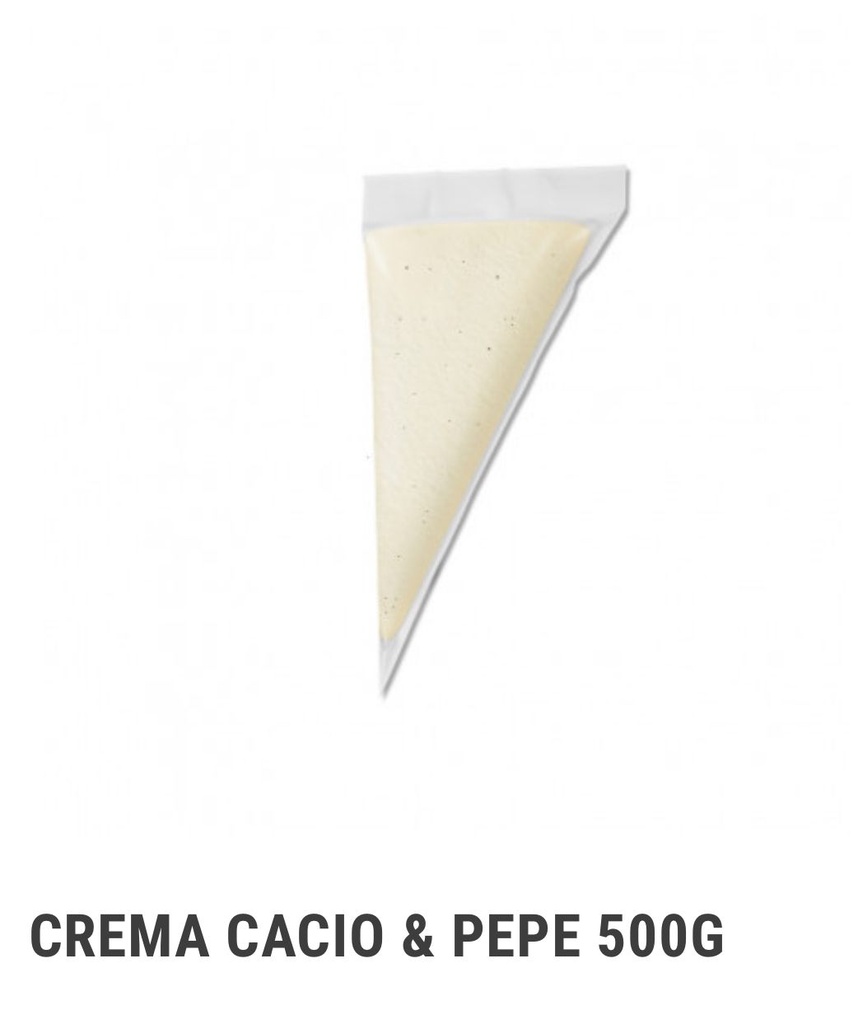 CREMA CACIO E PEPE IN SAC A POCHE 0.5KG 4KG CRT EUR 