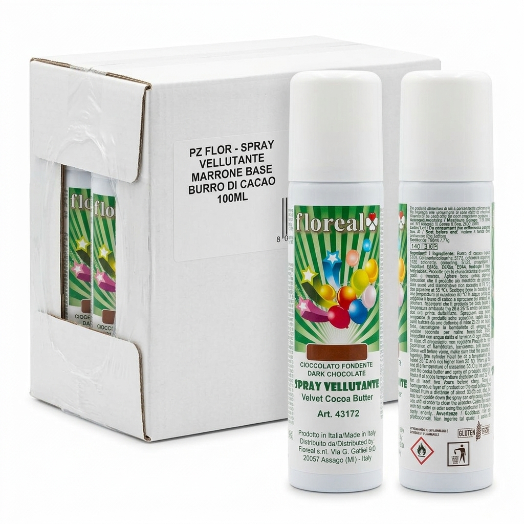 Spray Vellutante Marrone Base Burro di Cacao 100 ml — FLOR