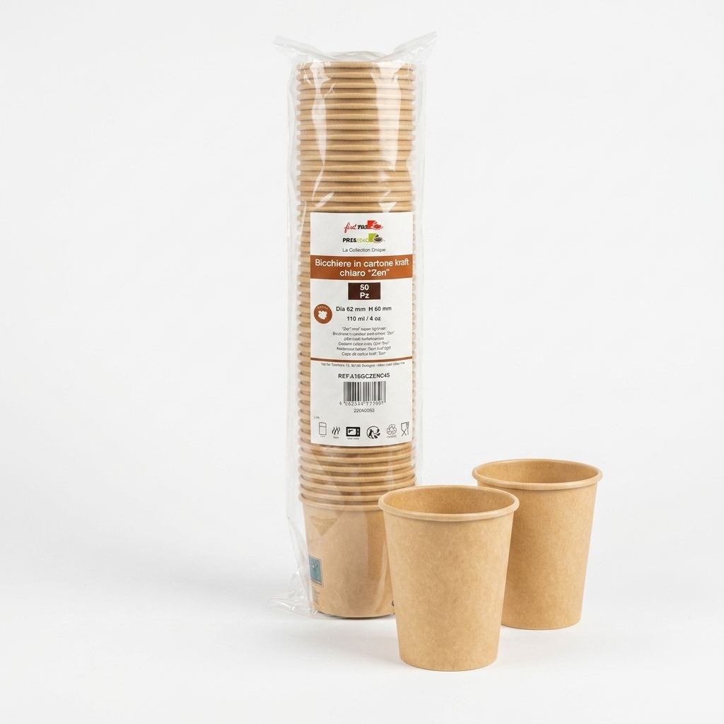 Bicchiere Caffè Zen in Cartone 110 ml — First
