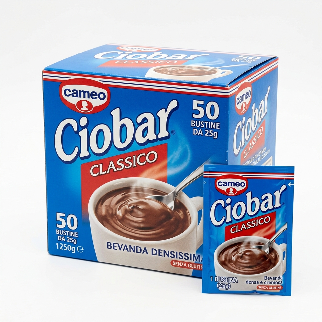 PRÉPARATION BOISSON CHOCOLAT CIOBAR 1X25G 50PCS CRT FERR