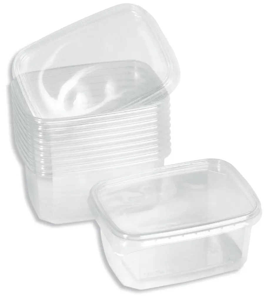 COPPETTA PLASTICA CON COPERCHIO PER ASPORTO 250ML 50PZ CONF AL