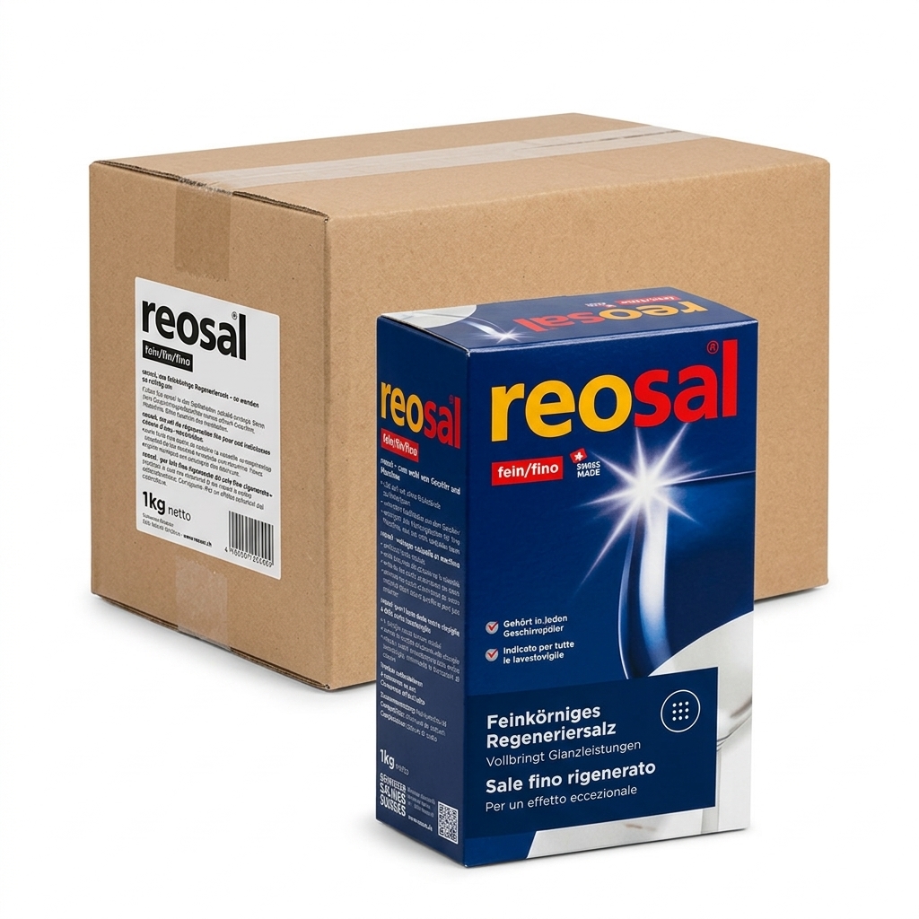 Fine Dishwasher Regenerating Salt 1 kg — Reosal
