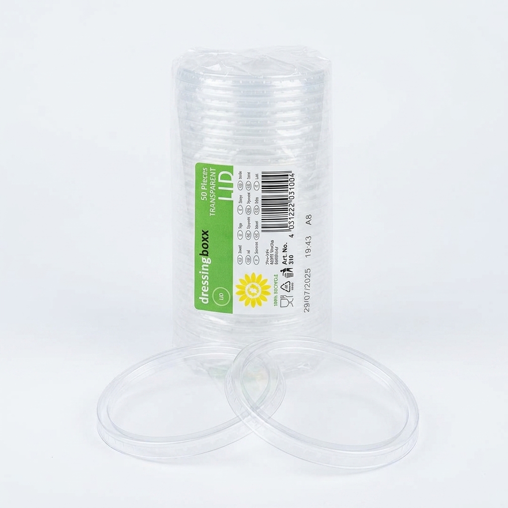 Couvercle pour Pot à Sauce Ø70,3 mm 50 pcs - Opercule Gobelet à Emporter