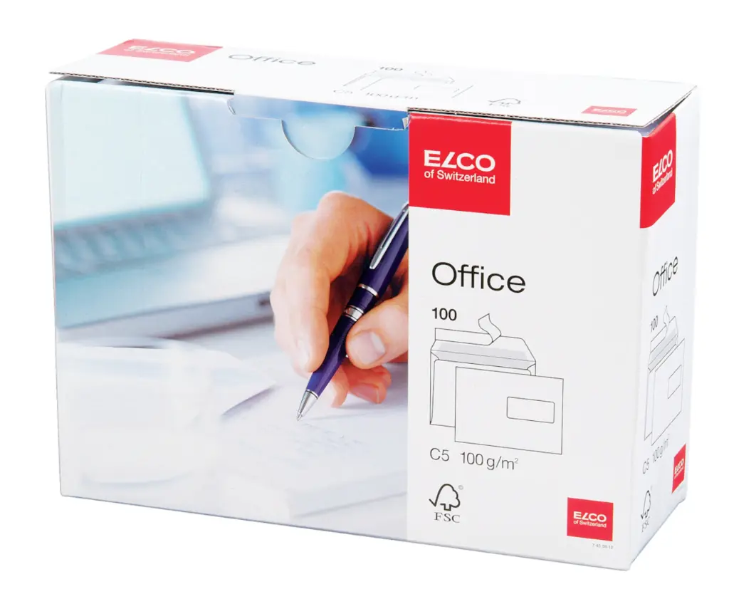 BUSTE UFFICIO C5 CON FINESTRA 100PZ CRT AL 