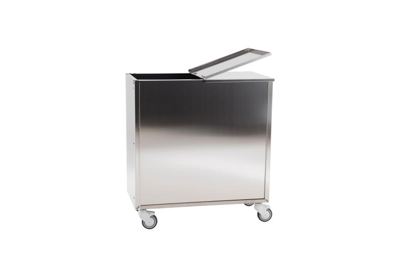 TRAMOGGIA PER FARINA INOX PER 2 SACCHI DA 25 KG GI 