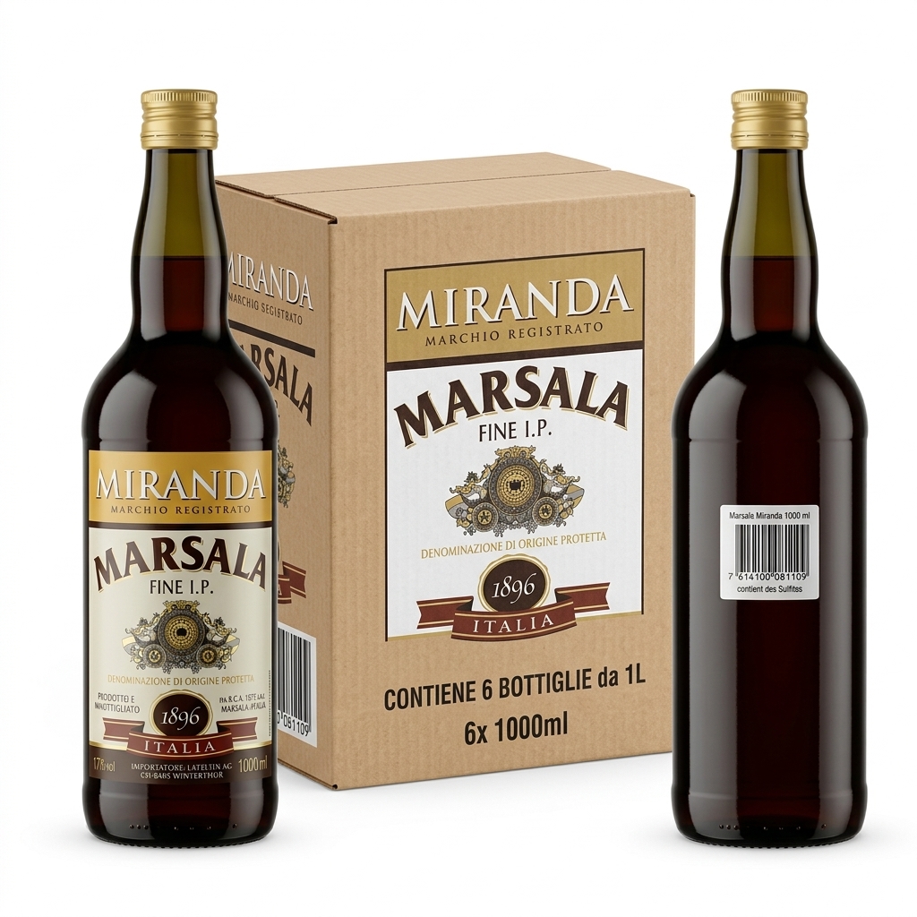MARSALA MIRANDA DOP 1L VOL17% PZ AL