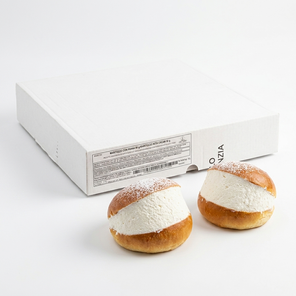 [MAR015G] Maritozzo con Panna 90 g (Carton 12) — San Giorgio