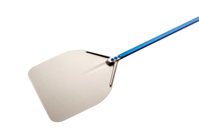 PALA PER PIZZA "AZZURRA" IN ALLUMINIO ANODIZZATO RETT 50x50 CM MANICO 60CM GI