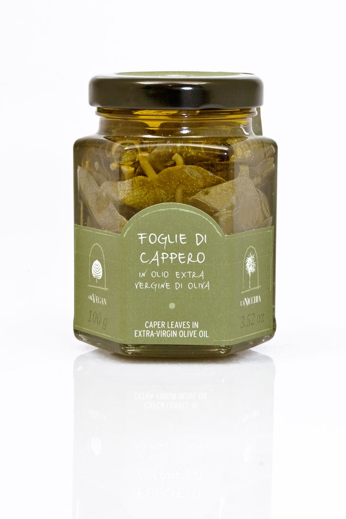 Foglie Di Cappero In Öl Extra Vergine 100g stk Lanic - Italienisches Olivenöl