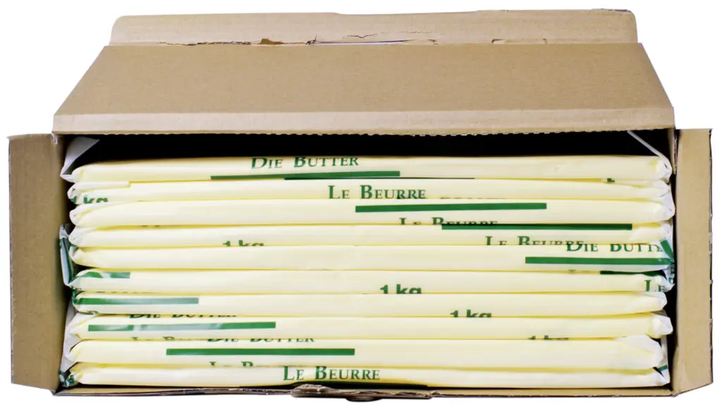 Beurre de Cuisine Pasteurisé en Plaques 1kg - 10kg Crt Al