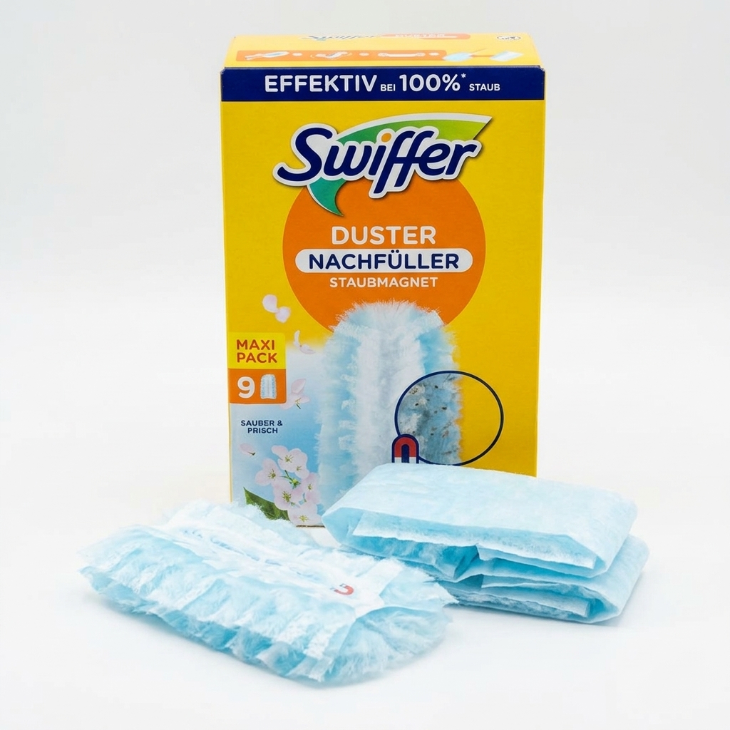 Swiffer Duster Ricariche Piumino Cattura Polvere con Febreze 9 pz — Swiffer