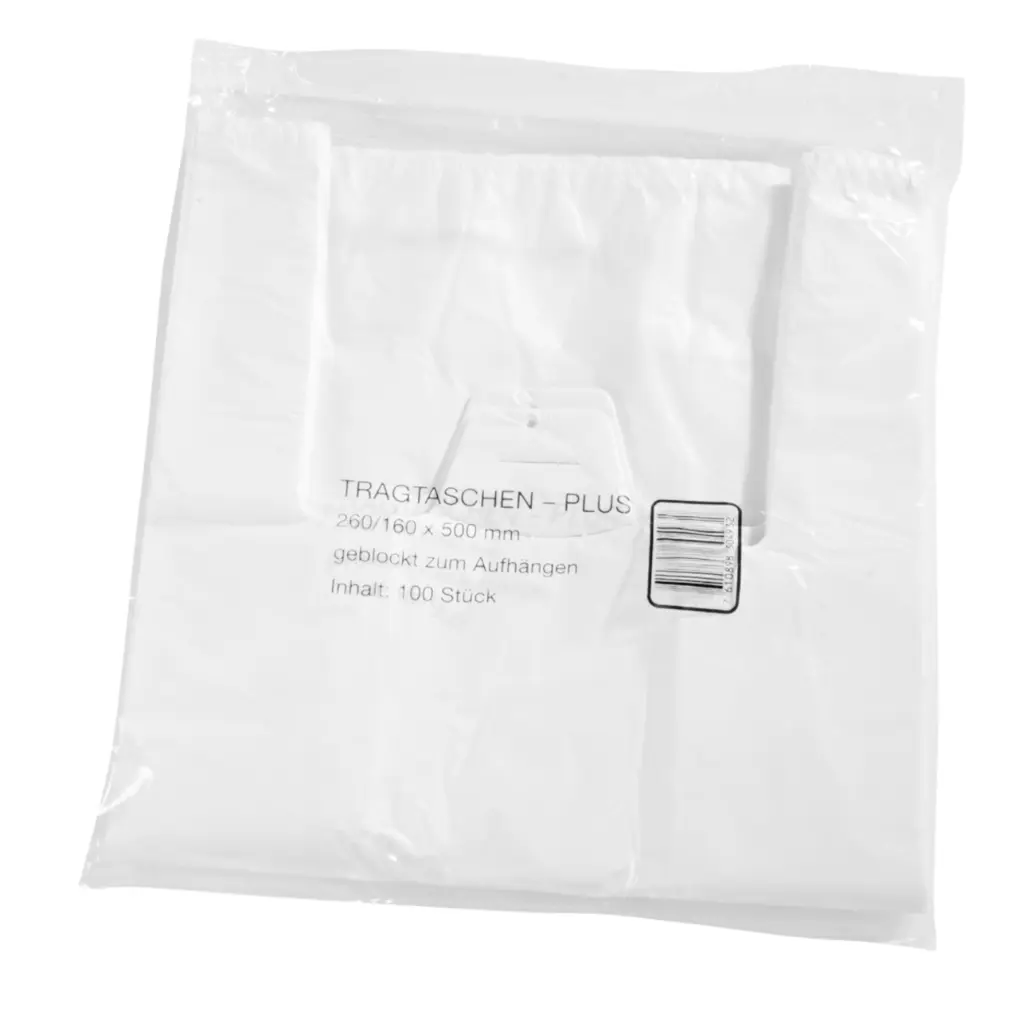 SACCHETTO SHOPPER 260/160 X 500 mm - 100 PZ A CONF - 10 CONF CRT AL