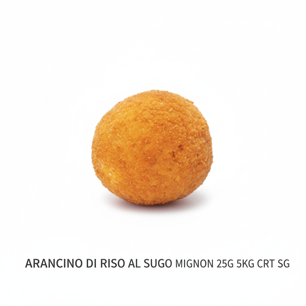 ARANCINO DI RISO AL SUGO MIGNON 25G 5KG CRT SG