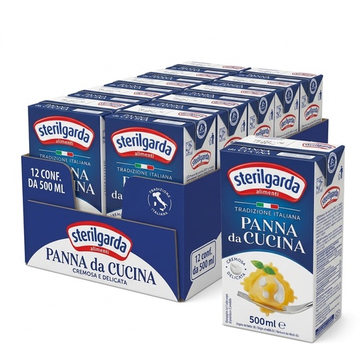 Panna da Cucina Sterilgarda UHT 500 ml (Cartone 12) — Sterilgarda