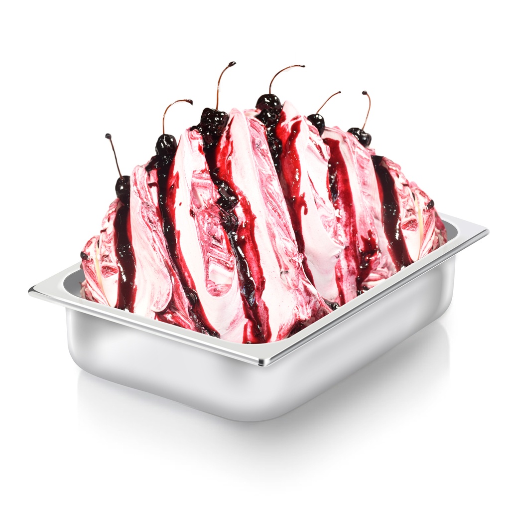Gelato Fiordilatte Variegato Amarena 2.5L pcs ROSARAN