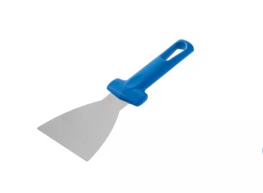 SPATOLA PIZZA FLESSIBILE TRIANGOLARE INOX D 9.5 CM GI